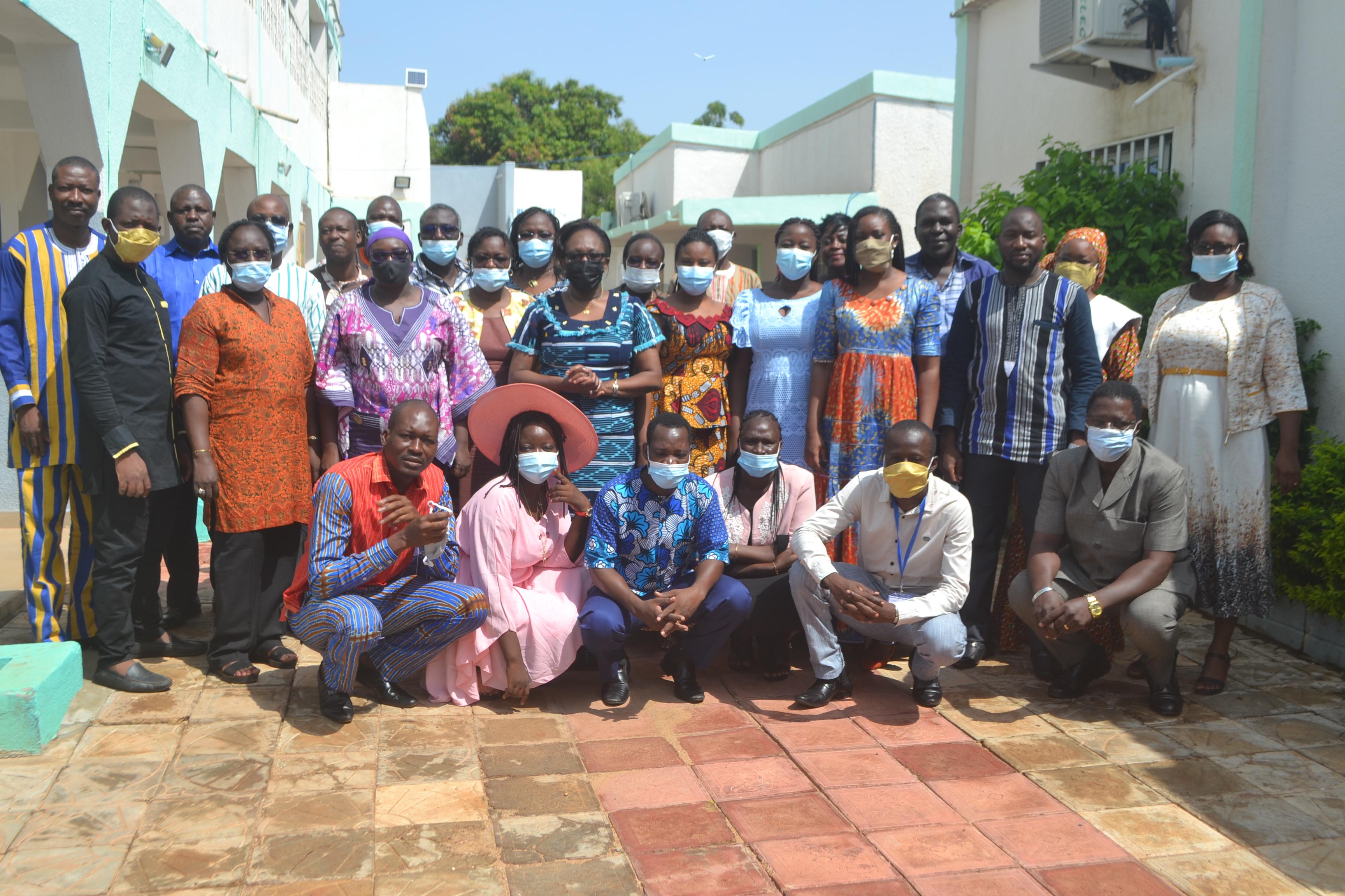 Burkina Faso family planning meeting participants